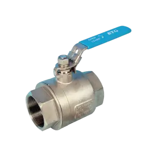 ETG M-2 2 Piece Screwed Full Bore Ball Valve BSP/NPT Lever Operated 