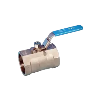ETG-R-1 1 Piece Reduced Bore Ball Valve Lever Operated BSP / NPT