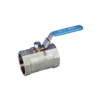 1 Piece Reduced Bore Ball Valve Lever Operated BSP / NPT - ETG R-1