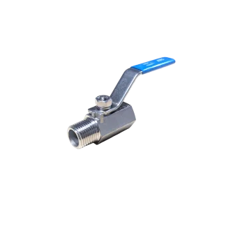 1 Piece Reduced Bore BSPP/BSPT Male x Female Ball Valve - ETG-R-1MF