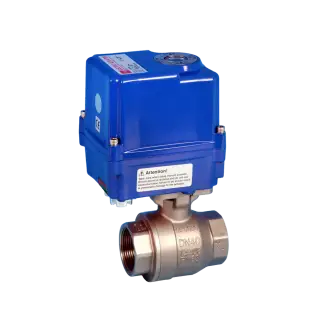 NTC KV-L20 ELE 2 Piece Direct Mount Ball Valve Full Bore BSP Double Acting Electric Actuator
